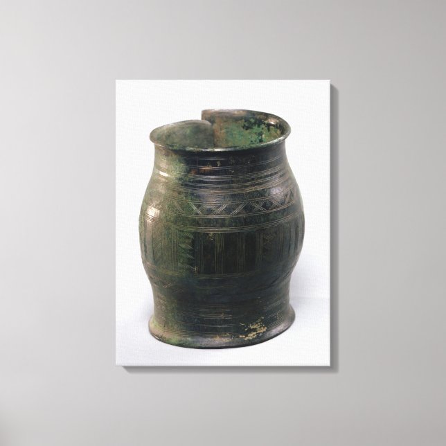 Toile Bande en forme de fût, Hallstatt Culture (Recto)