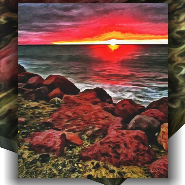 Toile Banderas Rocky Sunset 914 Art (Créateur téléchargé)