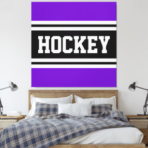 Toile Bandes de course violet noir blanc Athlétique HOCK