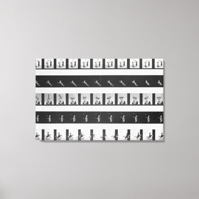 Toile Bandes-photos pour un praxinoscope (Recto)