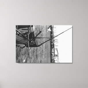 Toile Bandon, vue de port de l'Orégon et photographie d