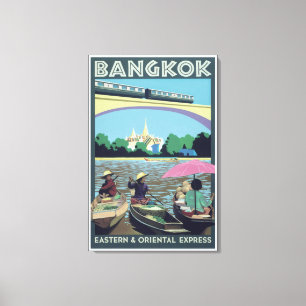 Toile Bangkok, Thaïlande Vintage voyage
