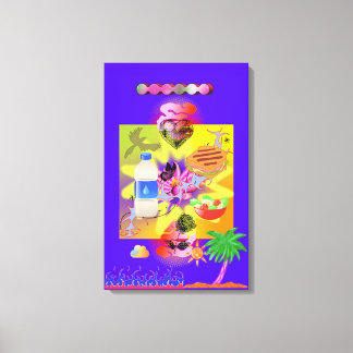 Toile Banlieues violettes