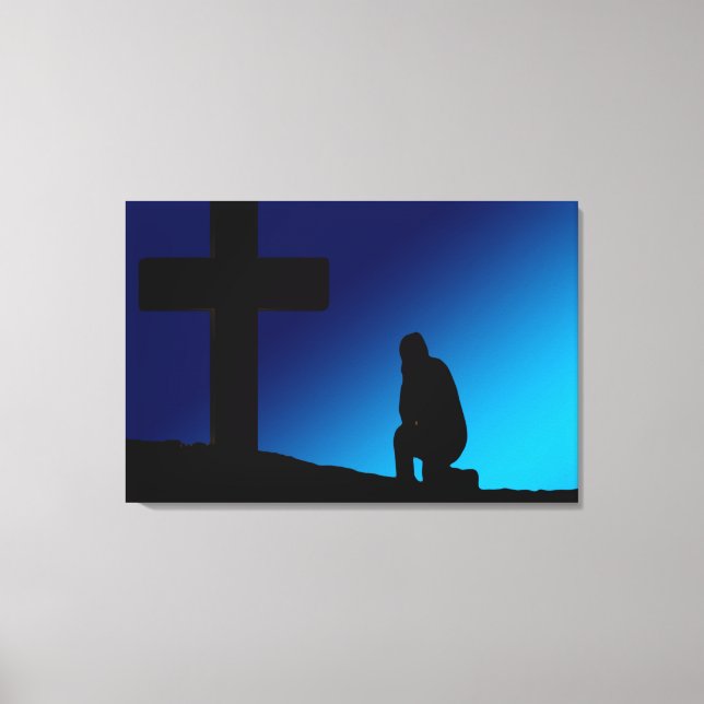 Toile Bannière de Cross Prayer (Recto)