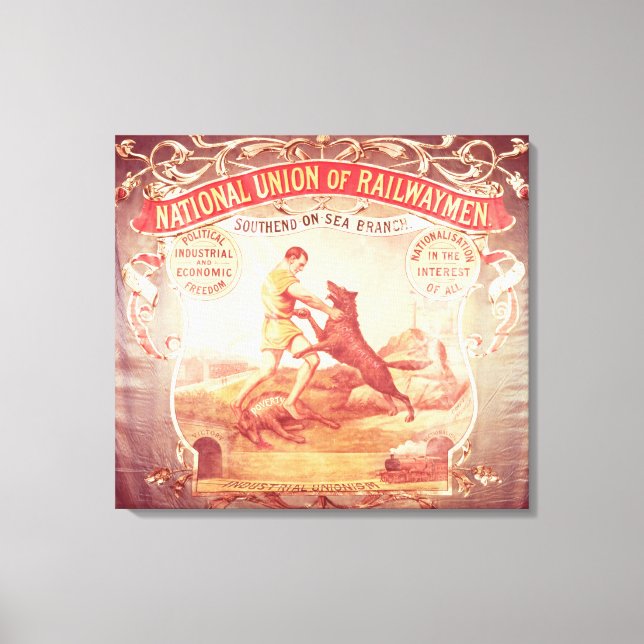 Toile Bannière de la branche sud-en-mer de la Nation (Recto)