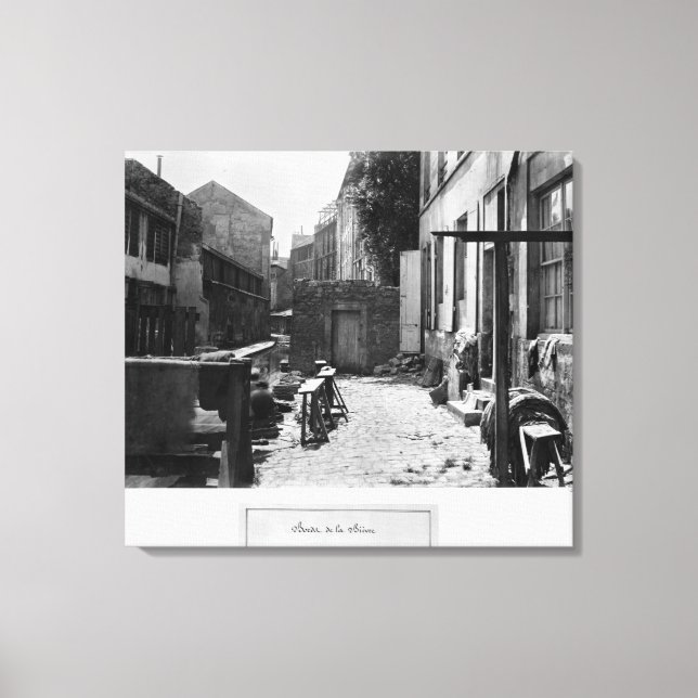 Toile Banques de la Bièvre, Paris, 1858-78 (Recto)
