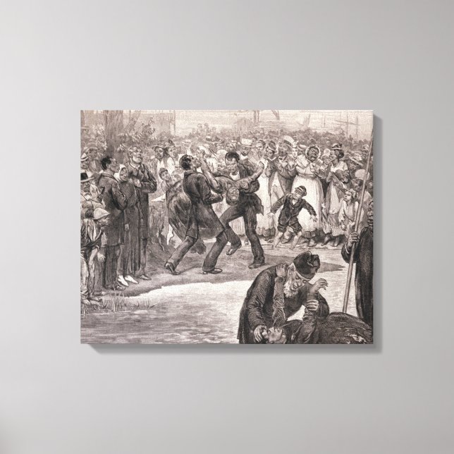 Toile Baptême nègre aux Etats-Unis (Recto)