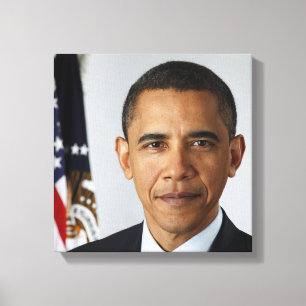 Toile Barack Obama Président américain Portrait de la Ma
