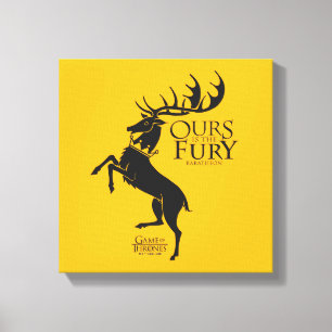 Toile Baratheon Sigil - Notre Furie