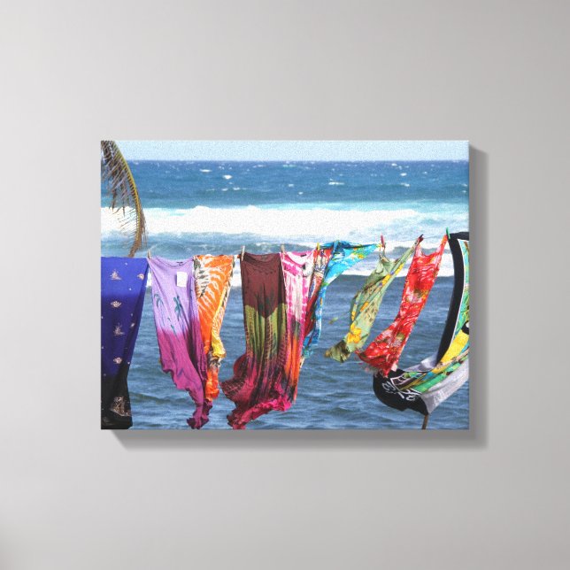 Toile Barbade Photographie, Plage, Océan, Caraïbes (Recto)