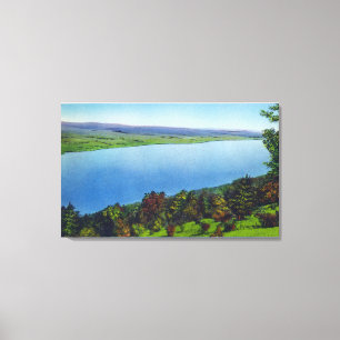 Toile Bare Hill Vue sur le lac Canandaigua