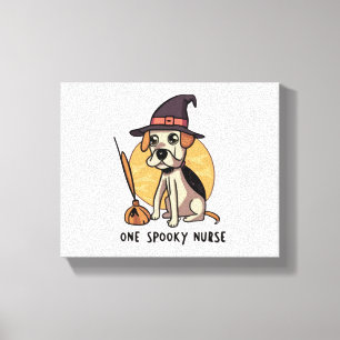 Toile Barks and Bandages One Spooky Nurse Dog Design