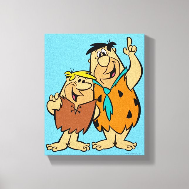 Toile Barney Rubble et Fred Flintstone (Recto)