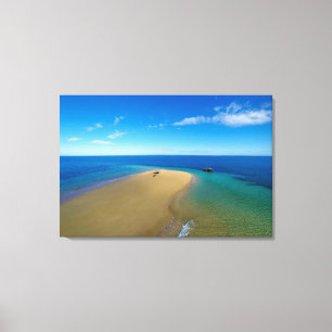 Toile Barre de sable et île d'Ibos du dhaw , Mozambique
