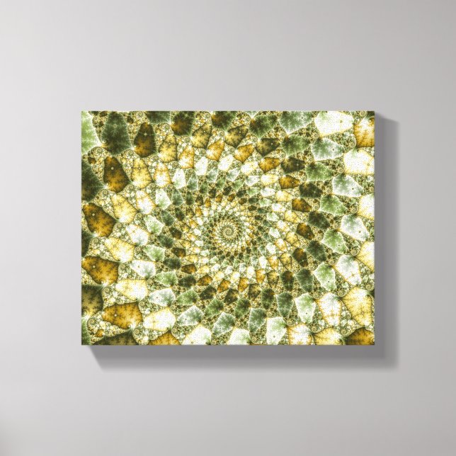 Toile Barres marbrées - Mandelbrot Art (Recto)