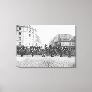 Toile Barricade au Faubourg Saint-Antoine