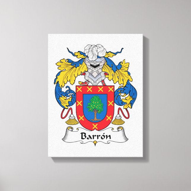 Toile Barron Family Crest (Recto)