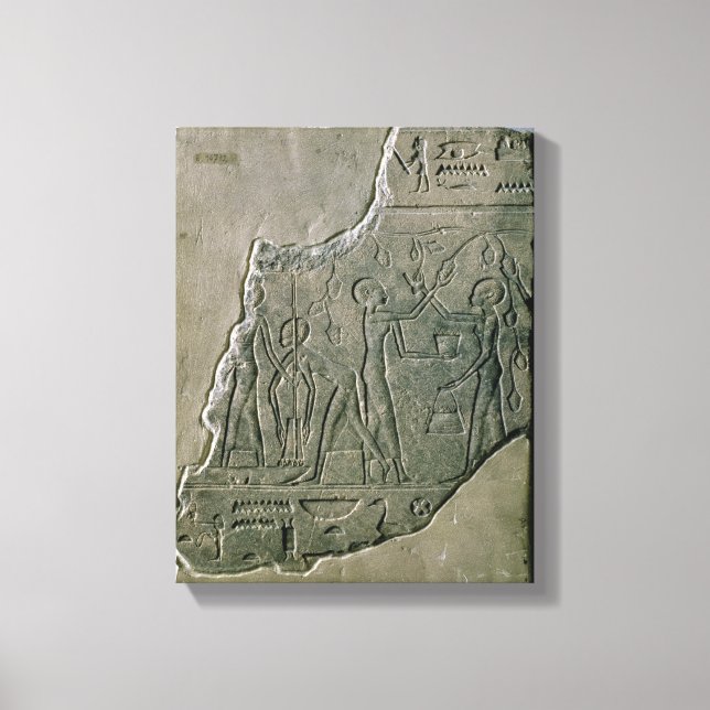 Toile Bas relief des prêtesses ramassant des raisins, 26 (Recto)