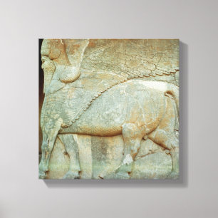 Toile Bas-soulagement d'un taureau anthropomorphe
