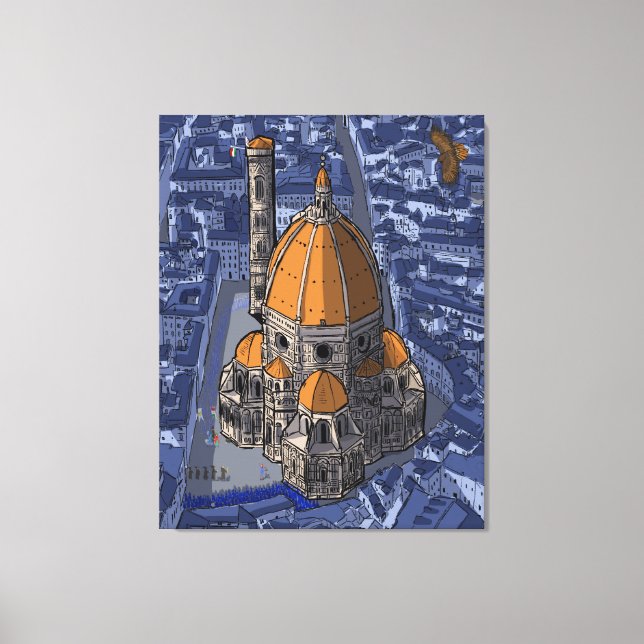 Toile Basilique San Lorenzo Florence Italie (Recto)