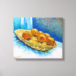 Toile Basket avec Six Oranges Van Gogh Fine Art