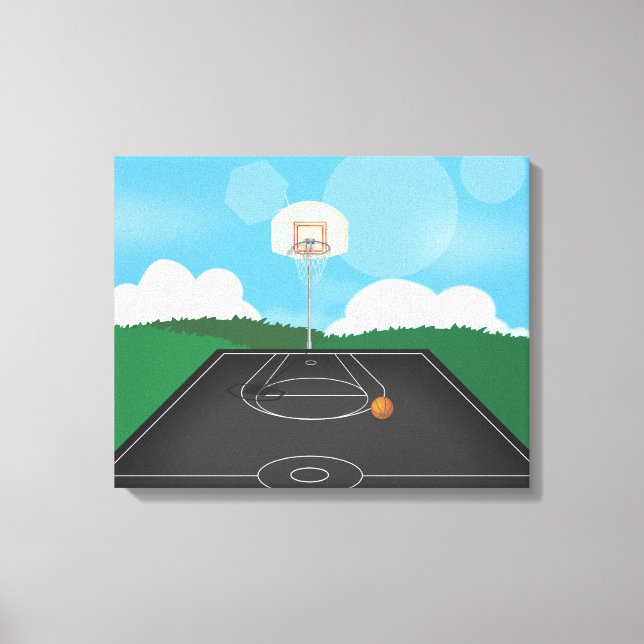 Toile Basket-ball (Recto)