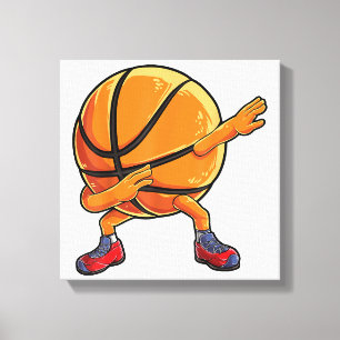 Toile Basket-ball de dabbing drôle hommes femmes sport