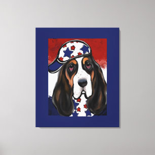 Toile Basset Hound