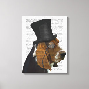 Toile Basset Hound, Hound officiel et Casquette