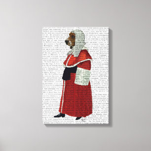 Toile Basset Hound Juge Full