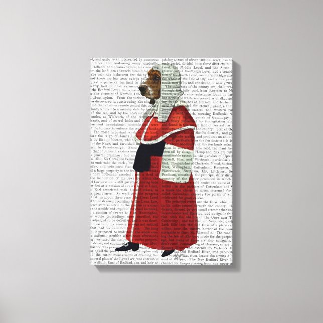 Toile Basset Hound Juge Full (Recto)