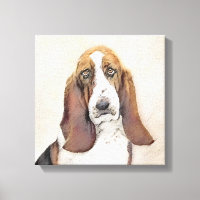 Basset Hound Peinture - Cute Original Chien Art