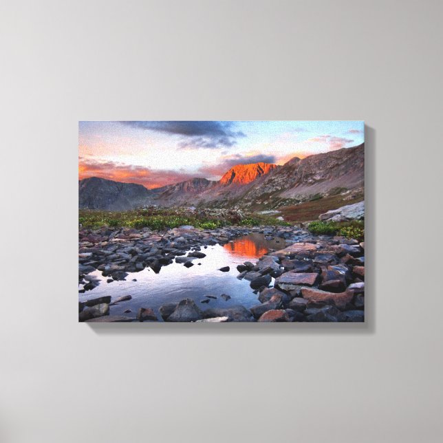 Toile Bassin de Columbine - Wilderness Weminuche - Color (Recto)