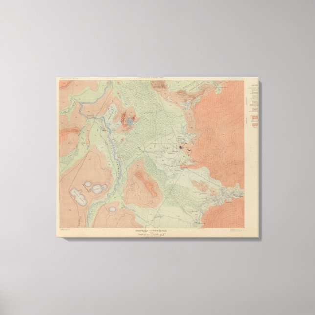 Toile Bassin Firehole Geyser (Recto)