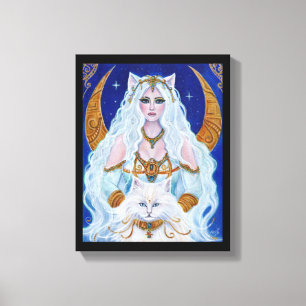 Toile Bastet Art de la déesse égyptienne par Renee Lavoi