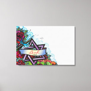 Toile BAT MITZVAH BLUEBIRD Connexion Carte mémoire