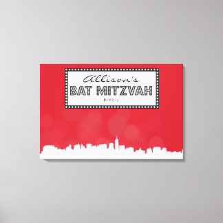 Toile BAT MITZVAH CLASSIQUE BROADWAY Bar Se connecter