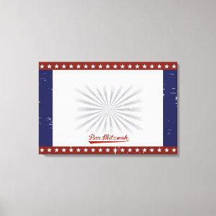 Toile Bat mitzvah de la barre de BASEBALL vintage Connex