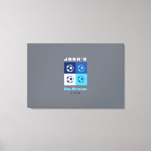 Toile BAT MITZVAH de la barre du FOOTBALL Connexion