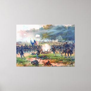 Toile Bataille d'Antietam Thure de Thulstrup 1887 Restau