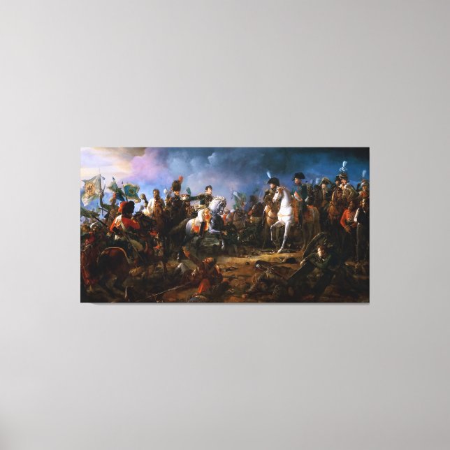 Toile Bataille d'Austerlitz par François Gérard (Recto)