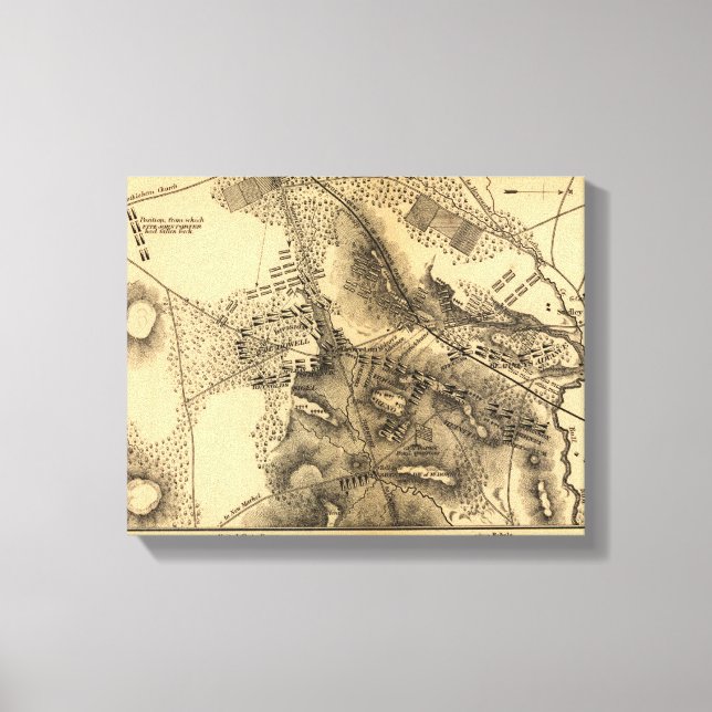 Toile Bataille de Bull Run (Recto)