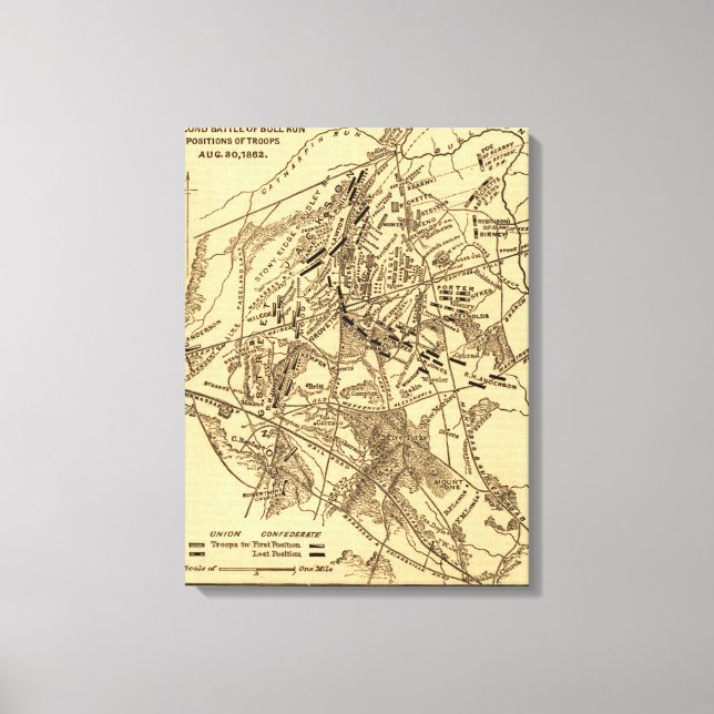 Toile Bataille de Bull Run 5 (Recto)