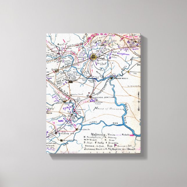 Toile Bataille de Bull Run 6 (Recto)