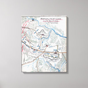 Toile Bataille de Chancellorsville