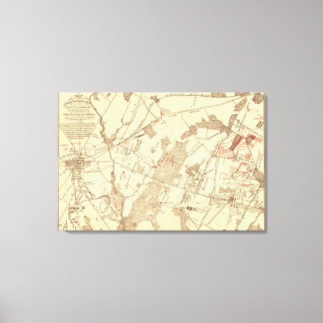 Toile Bataille de Gettysburg (Recto)