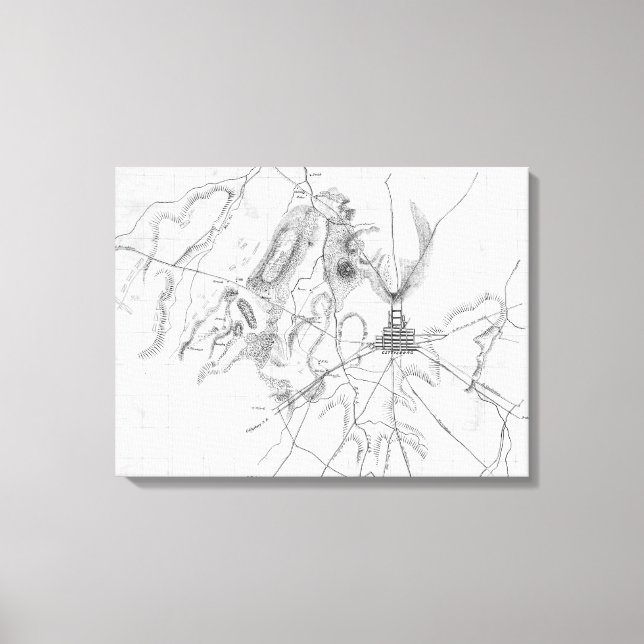 Toile Bataille de Gettysburg (Recto)