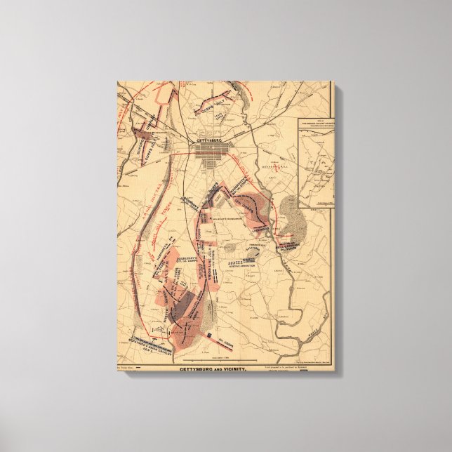 Toile Bataille de Gettysburg 12 (Recto)