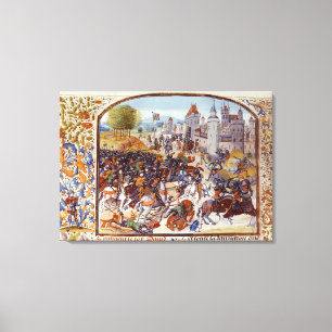 Toile Bataille de la croix de Neville du cent