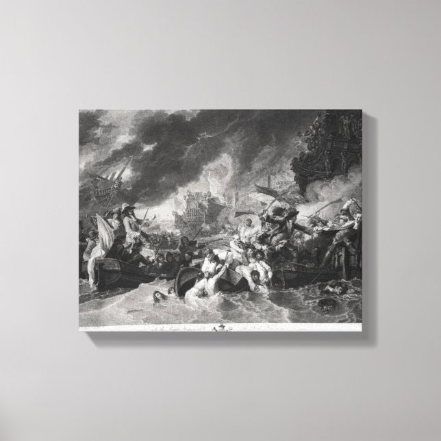 Toile Bataille de La Haye, 29 mai 1692 (Recto)